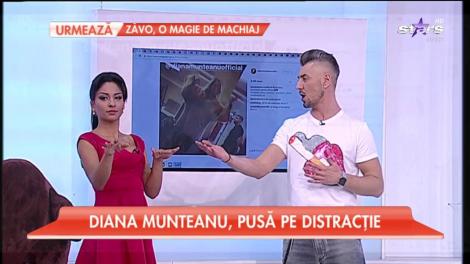 Diana Munteanu, pusă pe distracţie! Prezentatoarea "Uniplay" şi-a arătat talentul de dansatoare!