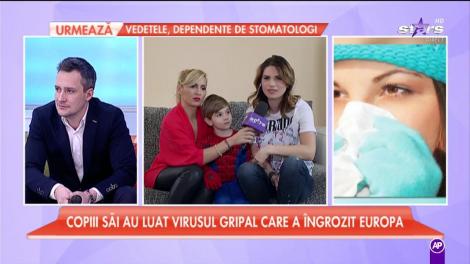 Ellie White trăieşte o spaimă teribilă! Copiii ei au luat virusul gripal care a îngrozit Europa!