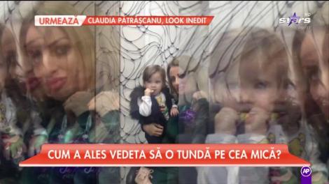 Sânziana Buruiană şi-a dus pe fetiţa la salon! Prima tunsoare pentru micuţa Izabela!