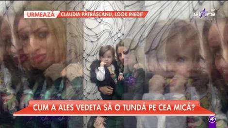 Sânziana Buruiană şi-a dus pe fetiţa la salon! Prima tunsoare pentru micuţa Izabela!