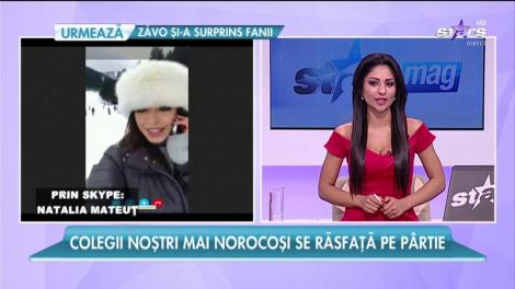 Natalia Mateuţ se răsfaţă pe pârtie