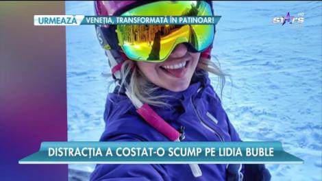 Lidia Buble, accident pe pârtia de schi