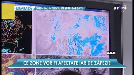 Meteorologii au emis cod galben de ninsori