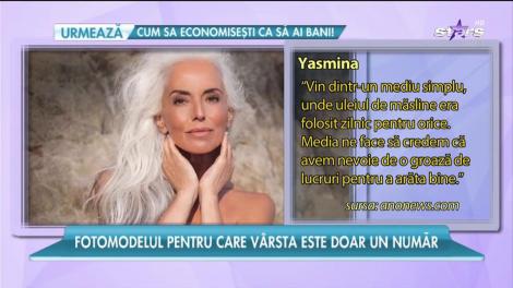 Yasmina Rossi, fotomodel la 60 de ani