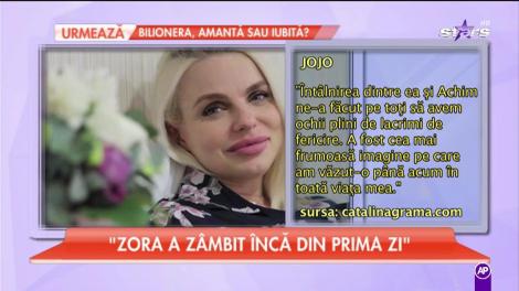 Prima imagine cu fetița lui Jojo! " Zora a zâmbit încă din prima zi!"