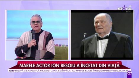 Marele actor Ion Besoiu a încetat din viață