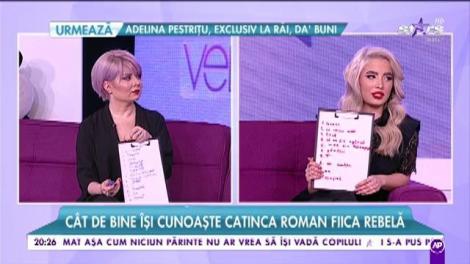 Catinca Roman şi fiica ei, testate de Mihai Morar