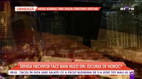 Denisa Nechifor face bani din jocurile de noroc