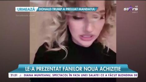 Lidia Buble le-a prezentat fanilor noua achiziţie