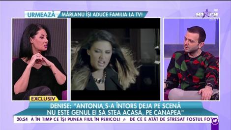 Mama Antoniei: ”Îmi doresc să fac un proiect cu viitorul meu ginere, Alex Velea”