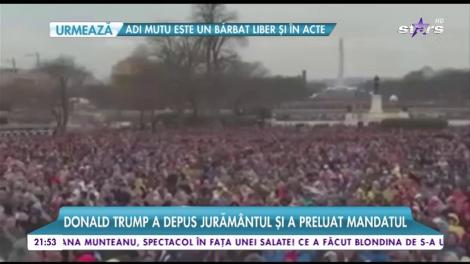 Imagini spectaculoase de la ceremonia de învestitură a lui Donald Trump