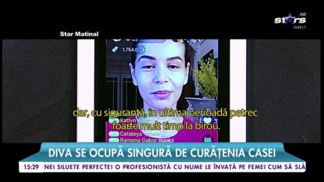 Monica Gabor a elucidat misterul bijuteriei cu diamant pe care o poartă