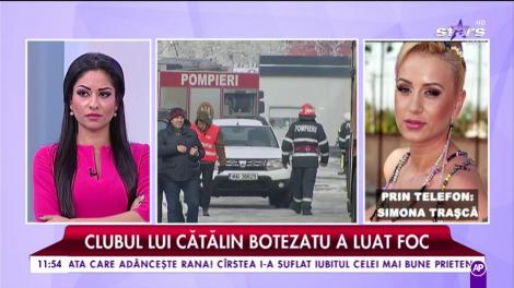 Simona Trașcă, martoră la incendiul din clubul Bamboo
