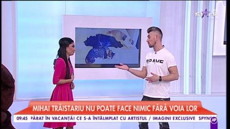 Mihai Trăistariu împarte locuința cu mai multe admiratoare