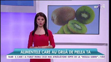 Pielea frumoasă se întreține cu o alimentație adecvată