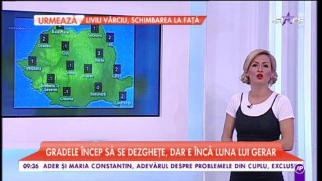 Gradele încep să se dezghețe, dar e încă luna lui Gerar