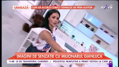 Imagini de senzație cu milionarul Gianluca