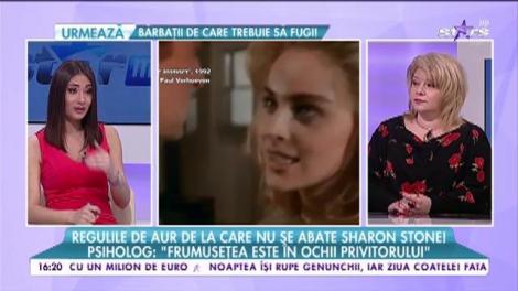 Sharon Stone are câteva reguli de la care nu se abate niciodată