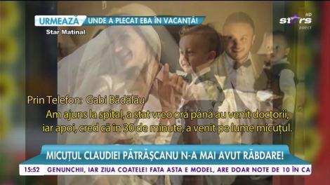 Claudia Pătrăşcanu a născut un băiețel perfect sănătos