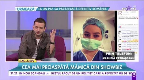 Claudia Pătrăşcanu: ”Îmi doresc să alăptez”