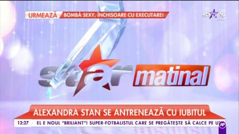 Alexandra Stan se antrenează cu iubitul!