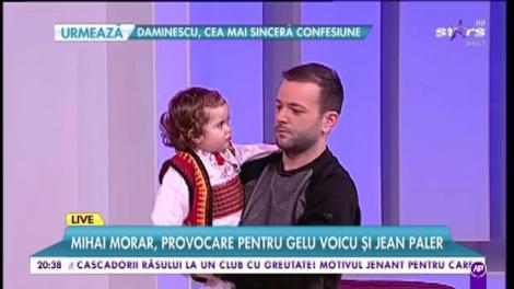Gelu Voicu, cu familia în platoul lui Morar