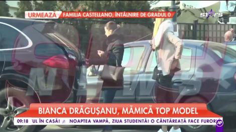Bianca Drăgușanu, mămică top model