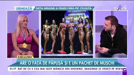 Ioana Șulea, campioana mondială în bikini "Mă antrenez cot la cot cu băieții"