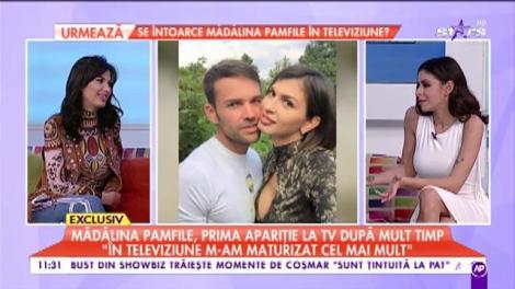 Mădălina Pamfile, prima apariție la TV după trei ani