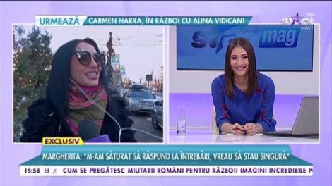 Margherita de la Clejani: ”Mă mut cu chirie!”
