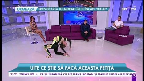 Andreea Tucaliuc, număr extrem de contorsionism! Câştigătoarea Next Star a intrat cu totul într-o valiză!