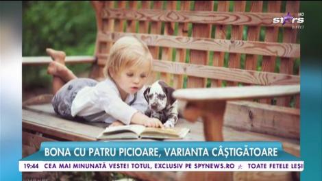 Câinii pot fi bona perfectă pentru copii!