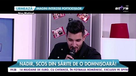 Nadir, scos din sărite de o domnişoară! Cine şi cu ce l-a deranjat pe fostul concurent de la X Factor