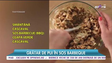 O reţetă delicioasă! Grătar de pui în sos barbeque