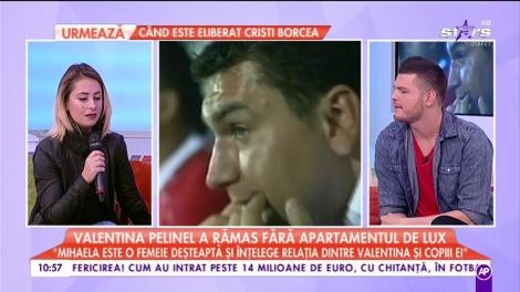Valentina Pelinel a rămas fără apartamentul de lux. Borcea a refuzat să-i mai achite chiria. Blondina și-a făcut băgăjelul și  a plecat