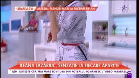 Ileana Lazariuc, senzație la fiecare apariție