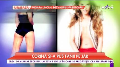 Corina Bud ne surprinde din nou! A înnebunit internetul cu o filmare şi o fotografie