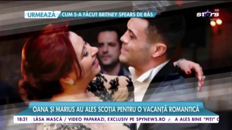 Oana Roman și Marius Elisei, vacanţă romantică în Scoţia