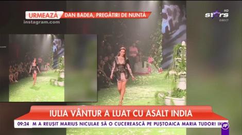 Iulia Vântur, vedeta unei prezentări de modă