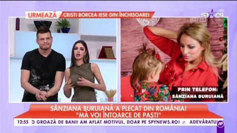 Sânziana Buruiană şi-a lăsat soţul acasă şi a fugit cu fiica ei: "El vine, pleacă"