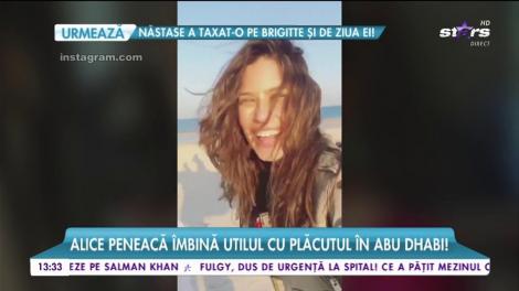 Meseria de manechin o poartă pe Alice Peneacă numai pe tărâmuri exotice