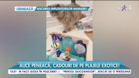 Alice Peneacă s-a întors de pe tărâmuri însorite cu daruri pentru cei dragi