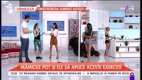Roxana Vancea, exercițiii la bară, în direct la Star Matinal!