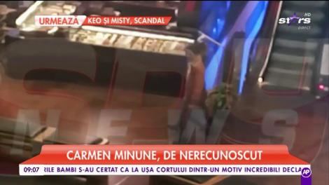 "Atunci când dragostea e oarbă...". Carmen Minune, de nerecunoscut la mall