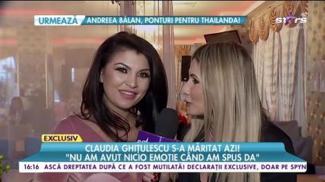 Claudia Ghițulescu prima fotografie de la cununie
