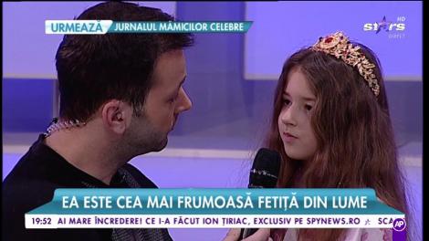 O româncă, cea mai frumoasă fetiţă din lume! Cum a reuşit micuţa să ia titlul