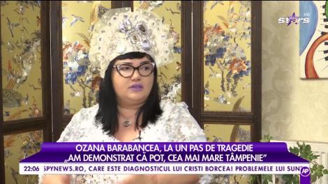 Ozana Barabancea, la un pas de tragedie! "Am căzut și am rămas pe viață cu probleme"