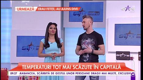 Meteorologii anunță temperaturi tot mai scăzute în Capitală