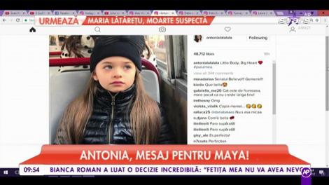 Iată cum arată Maya, fiica Antoniei!