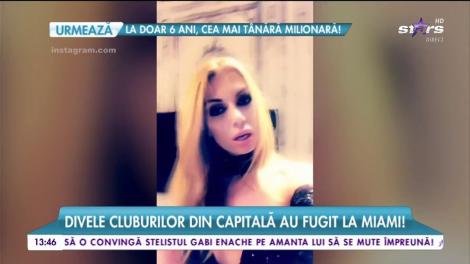 Divele cluburilor din Capitală au fugit la Miami!